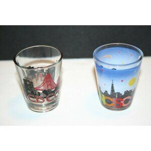 San Francisco shot glass souvenir 2 1/2"  lot (2)
